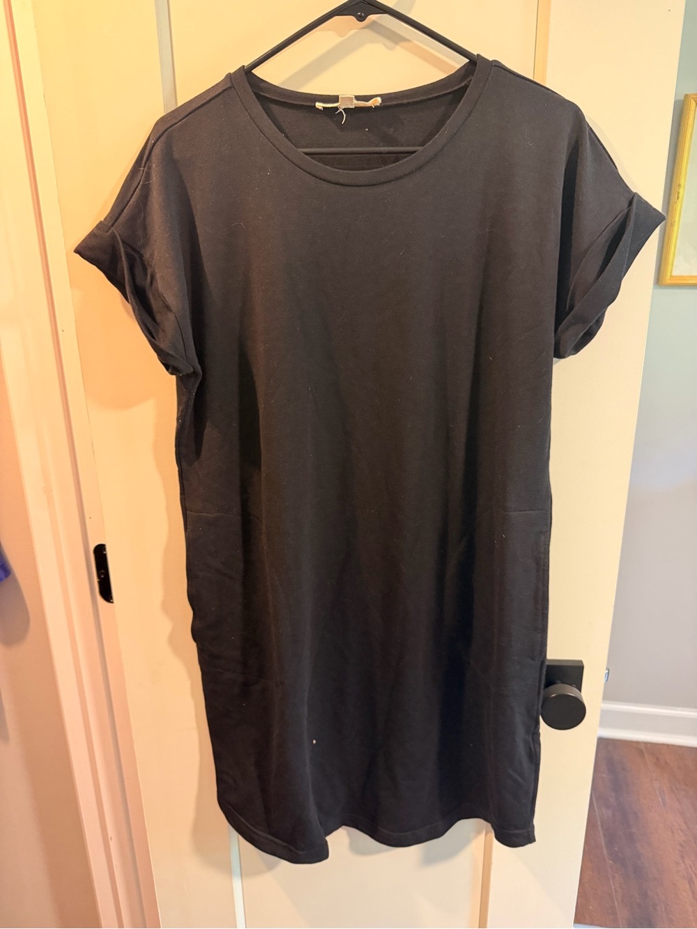 Black Women’s Casual T-Shirt Dress - Brand Unknown